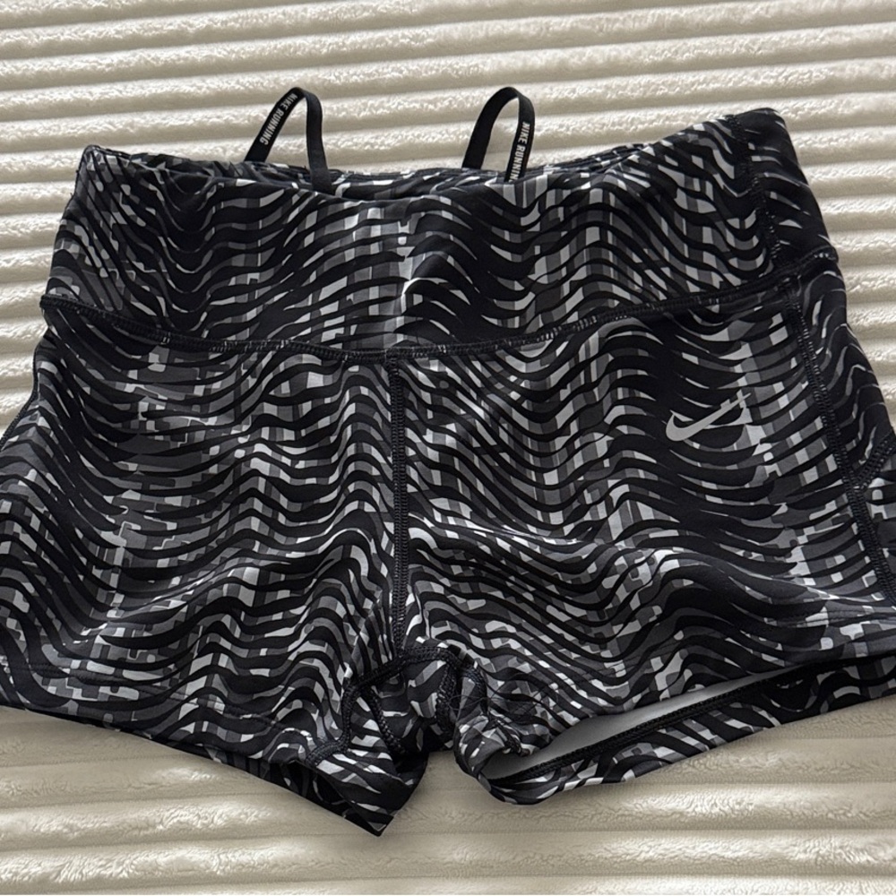 Nike Black and White Athletic Shorts